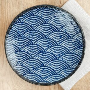 Japanischer Teller Seigaiha