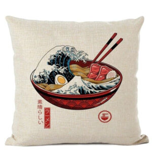 Japanischer Kissenbezug - Wave Ramen