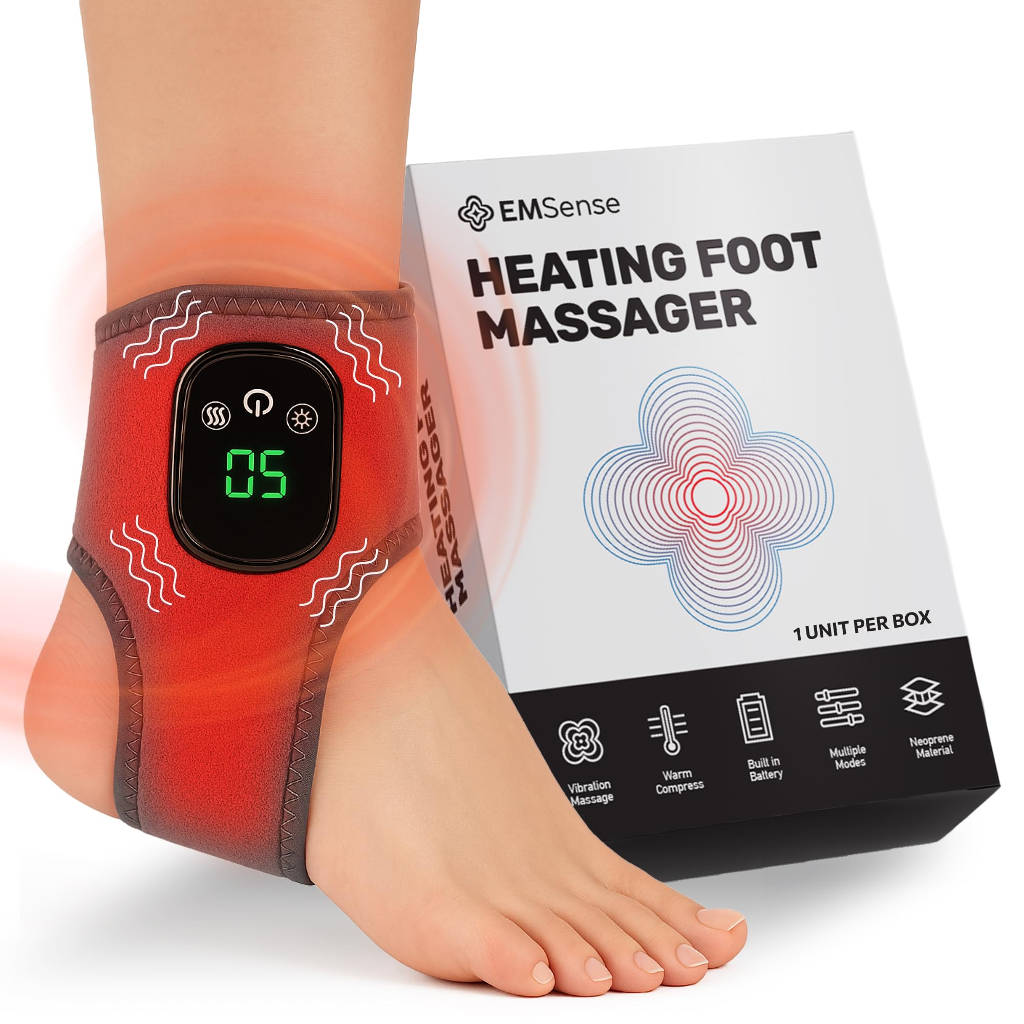 EMSense Fußmassagegerät mit Wärmefunktion 1 EMSense Fußmassagegerät mit Wärmefunktion