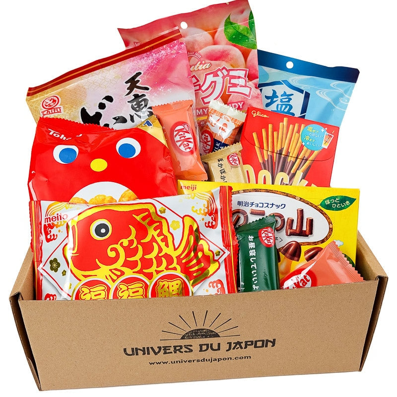 Japanische Süssigkeiten-Box XXL 1 Japanische Süssigkeiten-Box XXL