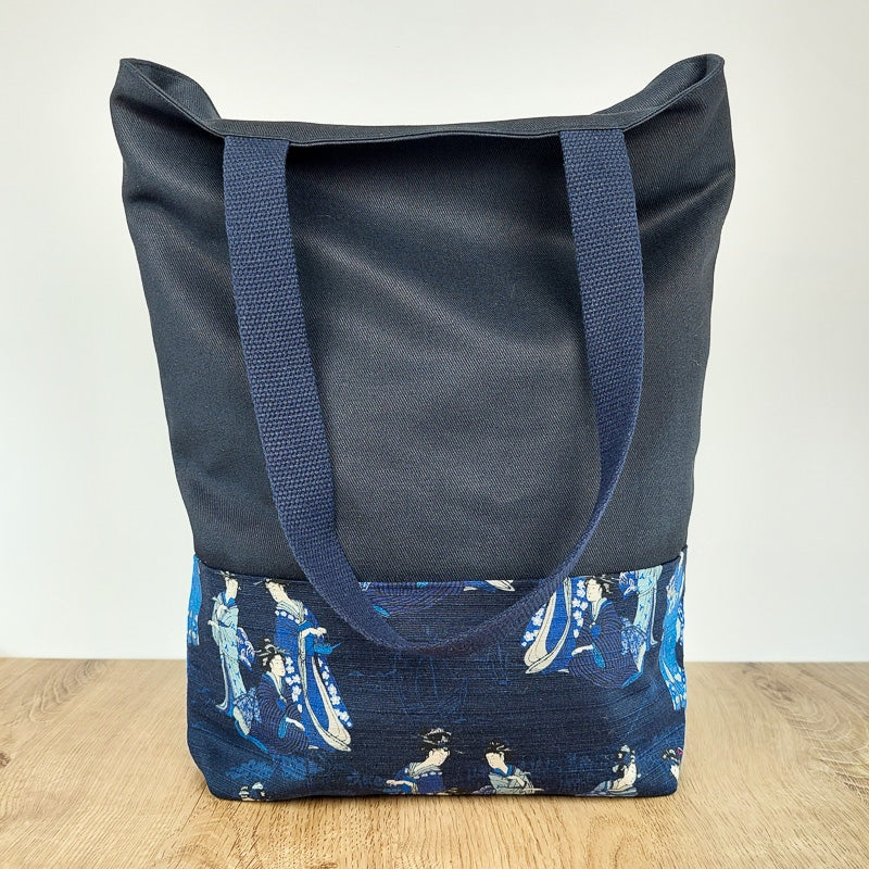 Stofftasche mit Geisha-Motiv 1 Stofftasche mit Geisha-Motiv