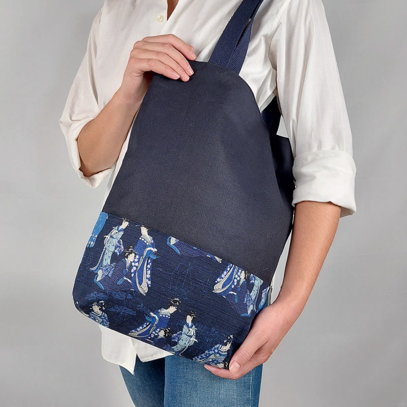 Stofftasche mit Geisha-Motiv 3 Stofftasche mit Geisha-Motiv – Bild 3