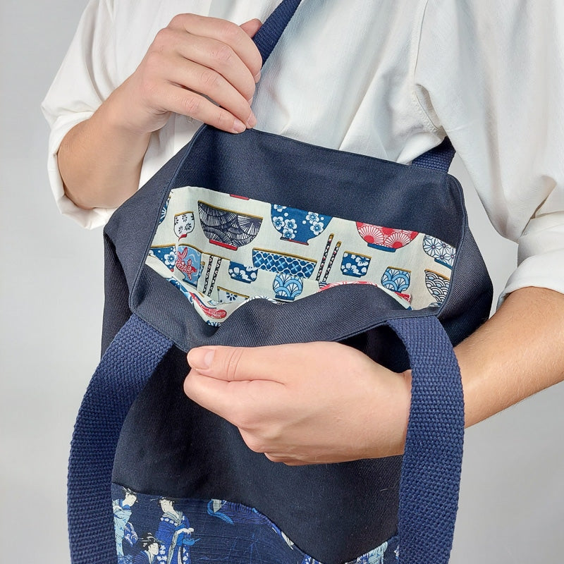 Stofftasche mit Geisha-Motiv 4 Stofftasche mit Geisha-Motiv – Bild 4